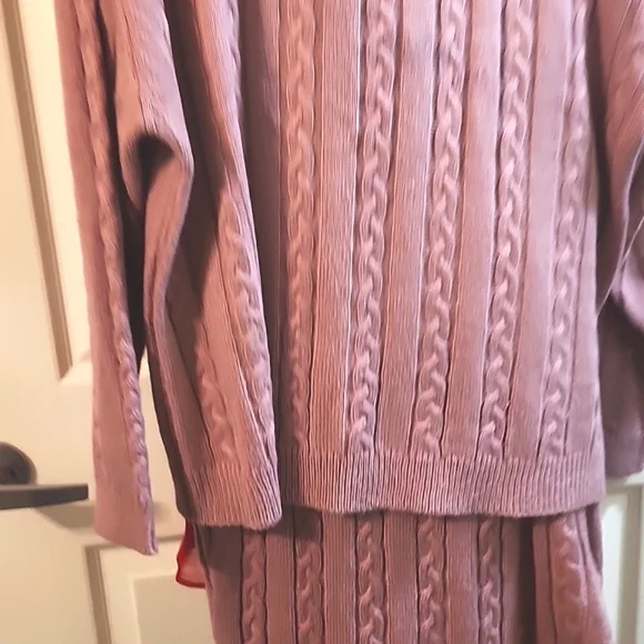 Ashley Stewart Cable Knit Sweater - Picture 3 of 3